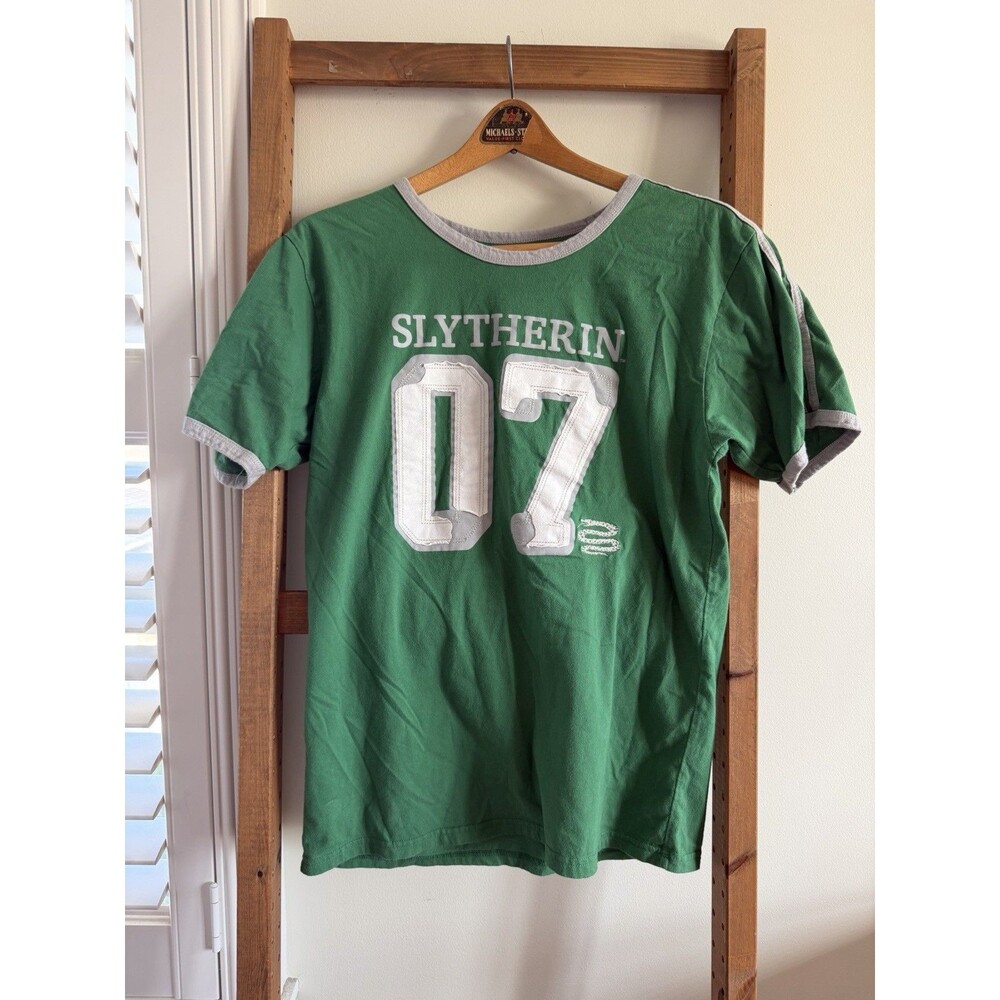 Universal Studios Harry Potter Slytherin Green T-Shirt Jersey Large